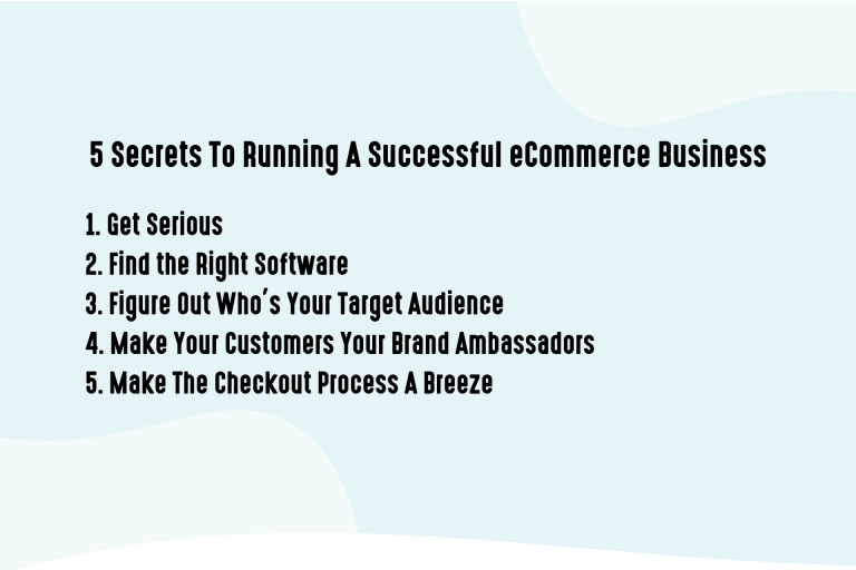5 Secrets To Running A Successful Business