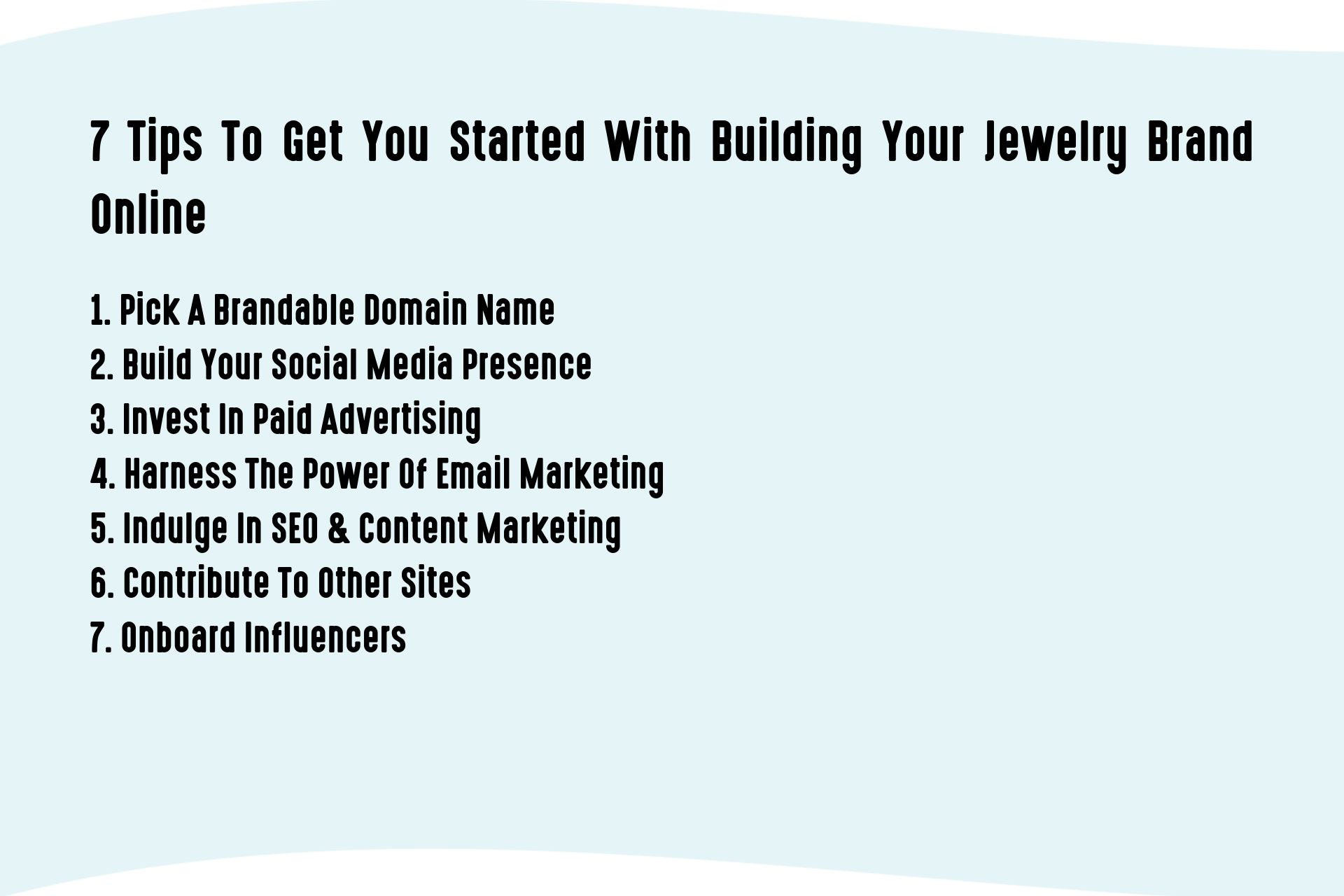 7 Tips To Get You Started With Building Your Jewelry Brand Online